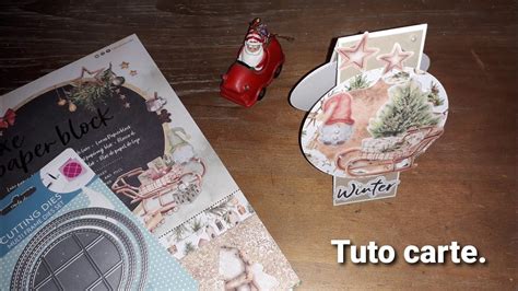 TUTO CARTE Flottante avec Bloc paperdeluxe Action 